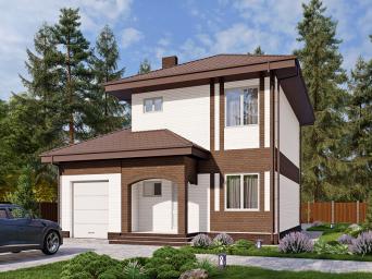 Двухэтажный дом с гаражом и четырьмя спальнями